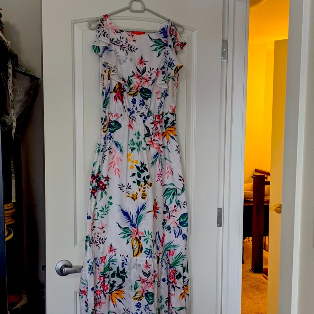 Boho Tropical Dress - Size Small
